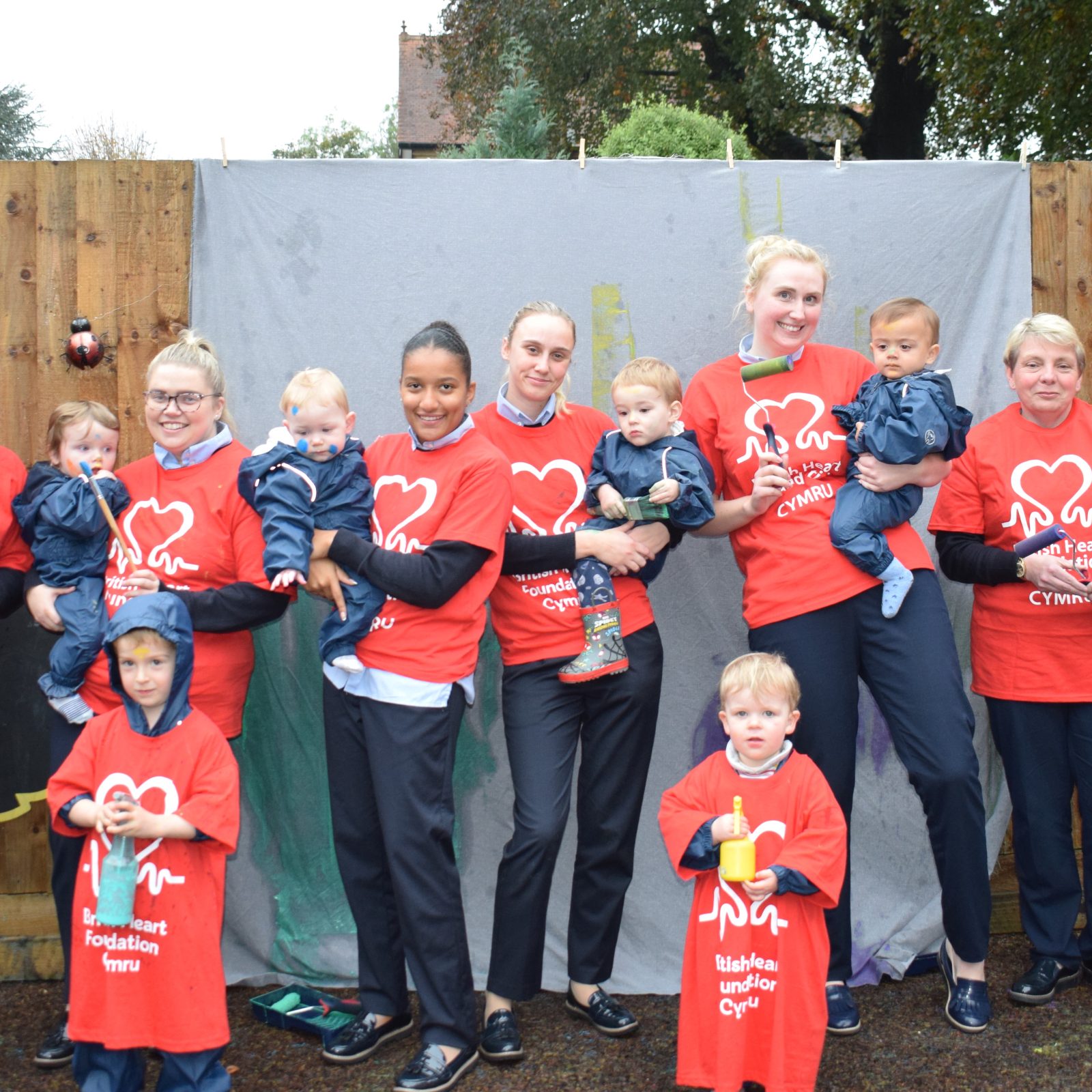 Fundraising for BHF at Acorns Nurseries