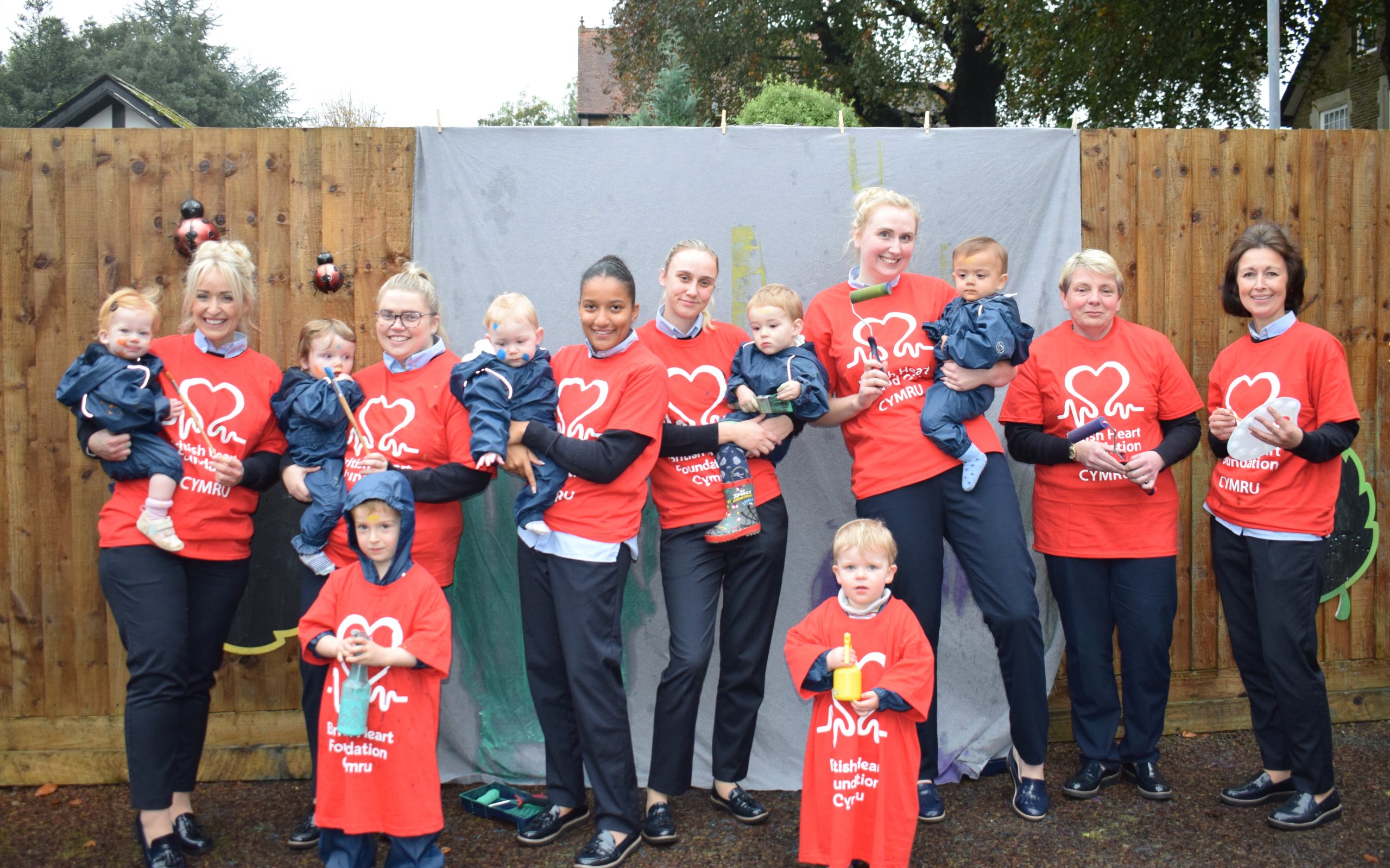 Fundraising for BHF at Acorns Nurseries